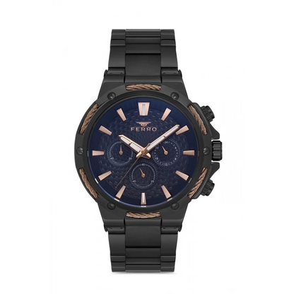 FM11168A Çelik Kordonlu Erkek Kol Saati