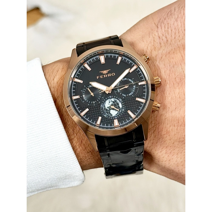 FM11215A Çelik Kordonlu Erkek Kol Saati