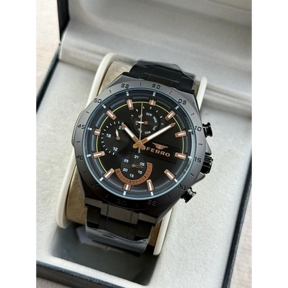 FM11305A Çelik Kordonlu Erkek Kol Saati