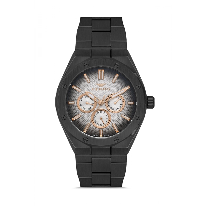 FM11537AWT Çelik Kordonlu Erkek Kol Saati