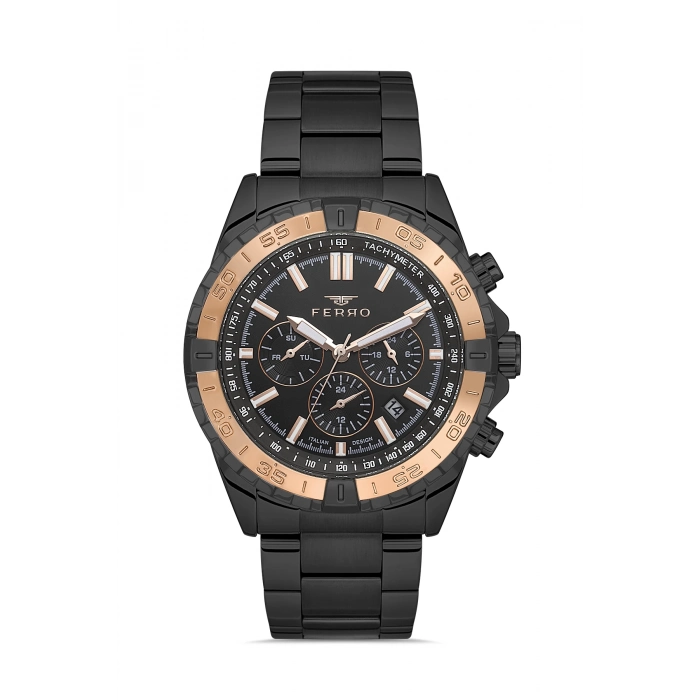 FM11541AWT Çelik Kordonlu Erkek Kol Saati