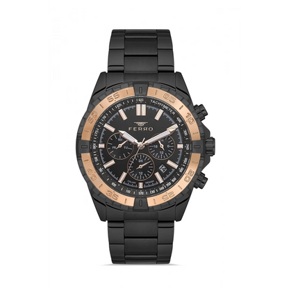 FM11541AWT Çelik Kordonlu Erkek Kol Saati