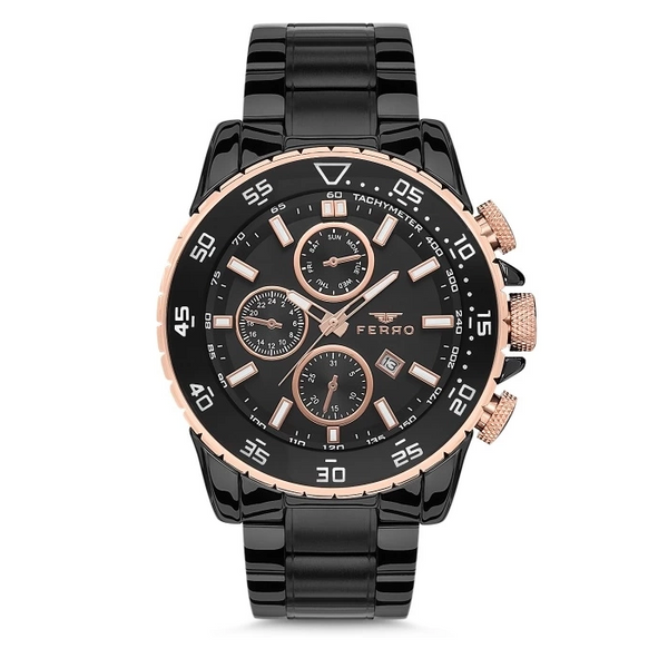 FM1542A Çelik Kordonlu Erkek Kol Saati