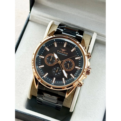 FM31291A Çelik Kordonlu Erkek Kol Saati