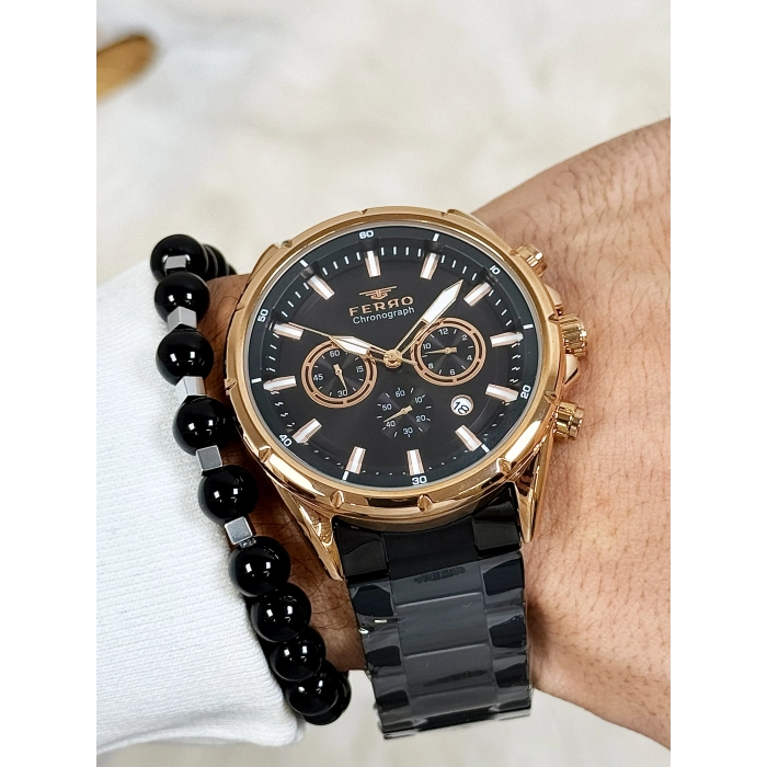 FM31291A Çelik Kordonlu Erkek Kol Saati