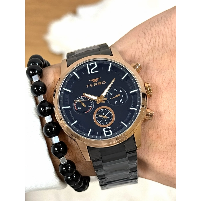 FM31916A Çelik Kordonlu Erkek Kol Saati