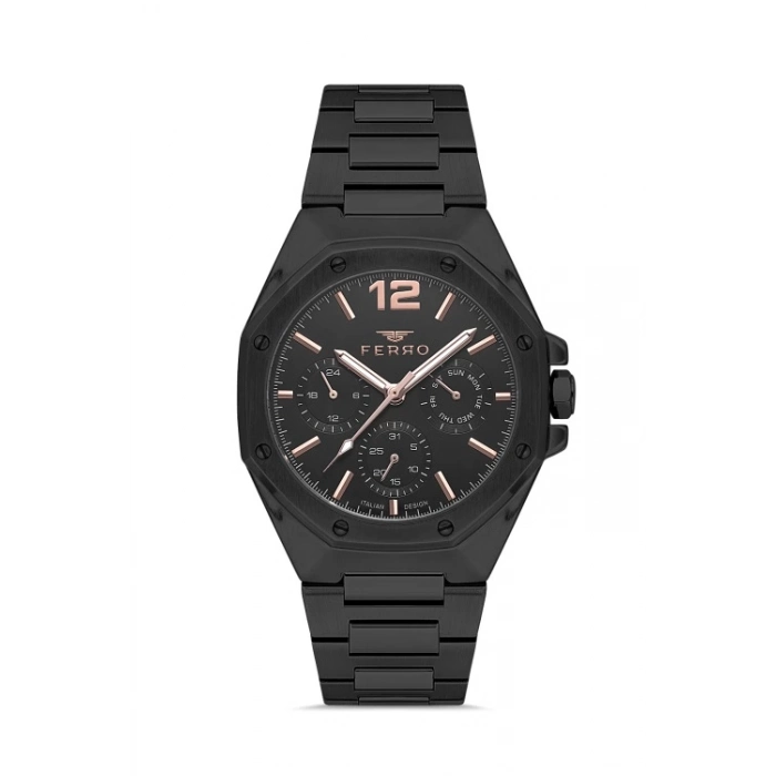 FM40127A Çelik Kordonlu Erkek Kol Saati