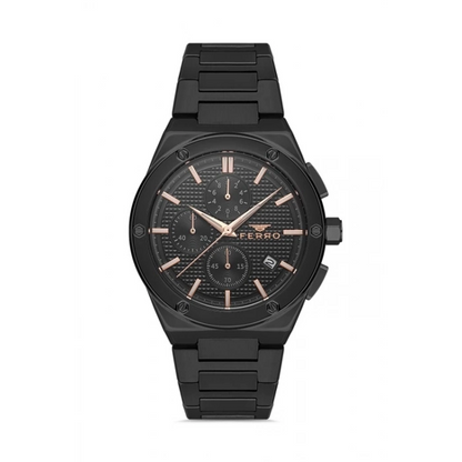 FM41102A Çelik Kordonlu Erkek Kol Saati