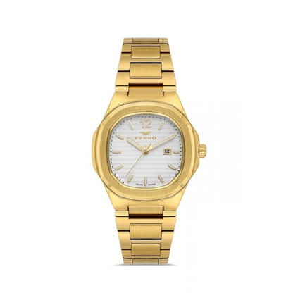 FL21515A Çelik Kordonlu Kadın Kol Saati