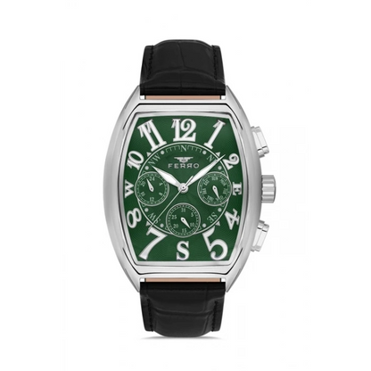 FM11447B Deri Kordonlu Erkek Kol Saati