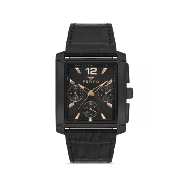 FM11465BWT Deri Kordonlu Erkek Kol Saati