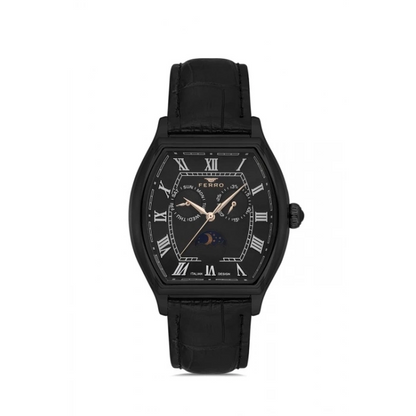 FM40125B Deri Kordonlu Erkek Kol Saati