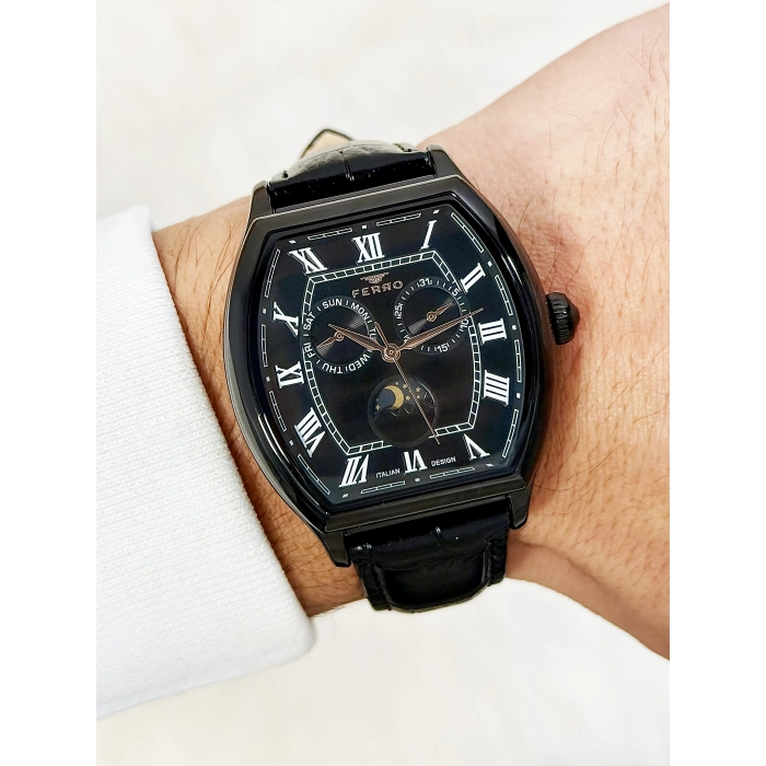 FM40125B Deri Kordonlu Erkek Kol Saati