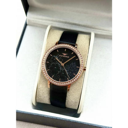 FL21242B Deri Kordonlu Kadın Kol Saati