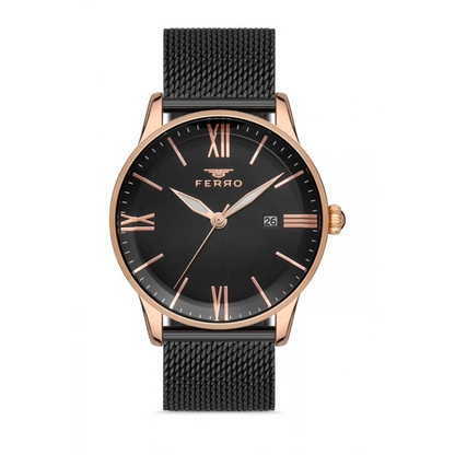 F11182C Hasır Kordonlu Erkek Kol Saati