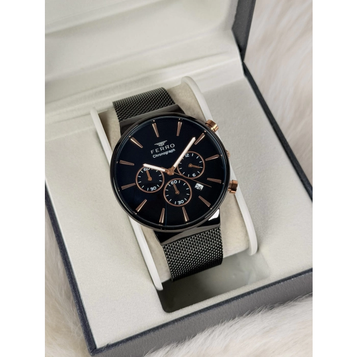 FM1697C Hasır Kordonlu Erkek Kol Saati