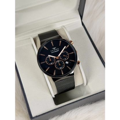 FM1697C Hasır Kordonlu Erkek Kol Saati