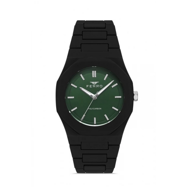 F11400D Silikon Kordonlu Erkek Kol Saati