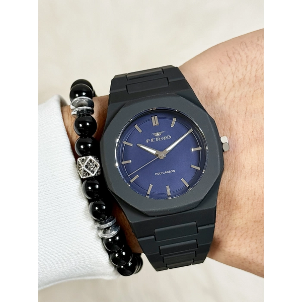 F11400D Silikon Kordonlu Erkek Kol Saati