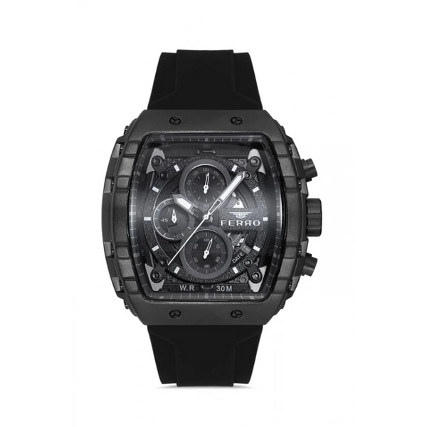 FM11001D Silikon Kordonlu Erkek Kol Saati