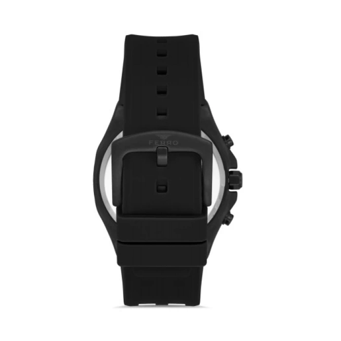 FM11307D Silikon Kordonlu Erkek Kol Saati