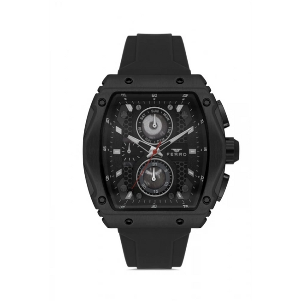 FM11351D Silikon Kordonlu Erkek Kol Saati