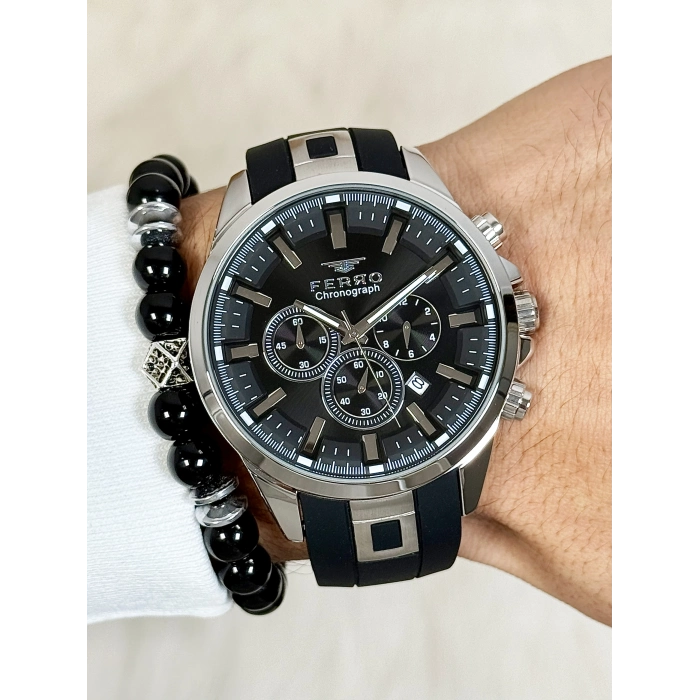 FM11379DWT Silikon Kordonlu Erkek Kol Saati