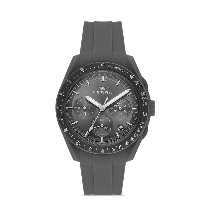 FM11401D Silikon Kordonlu Erkek Kol Saati