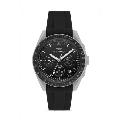 FM11401D Silikon Kordonlu Erkek Kol Saati