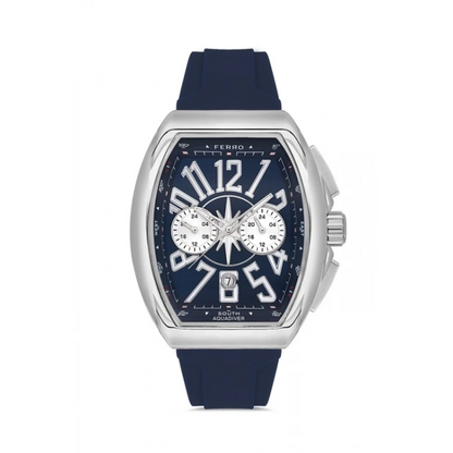 FM11444D Silikon Kordonlu Erkek Kol Saati