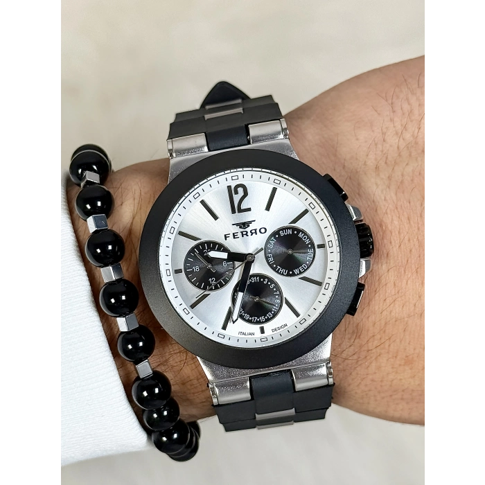 FM11539DWT Silikon Kordonlu Erkek Kol Saati