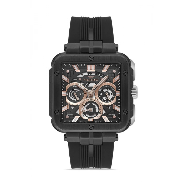 FM11572DWT Silikon Kordonlu Erkek Kol Saati