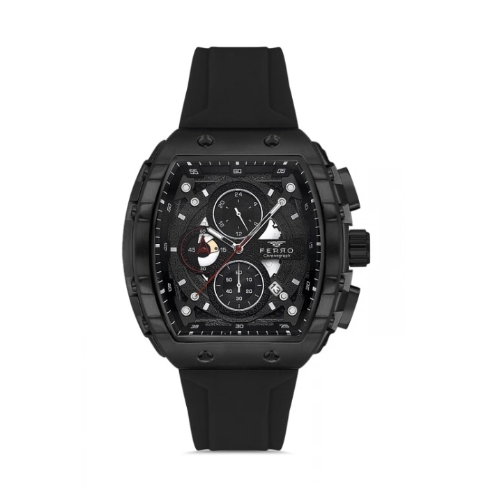 FM31346D Silikon Kordonlu Erkek Kol Saati