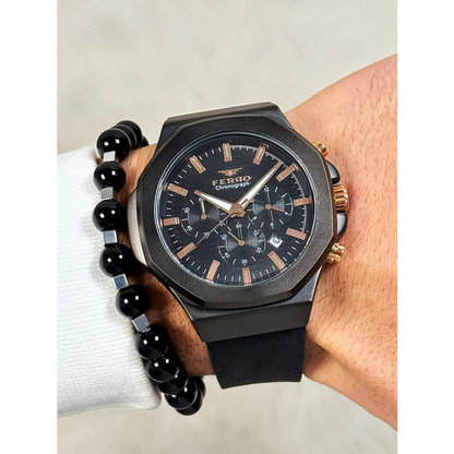 FM31348D Silikon Kordonlu Erkek Kol Saati