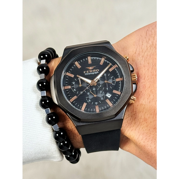 FM31348D Silikon Kordonlu Erkek Kol Saati