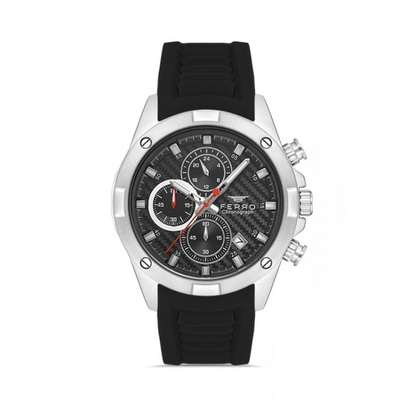 FM31361D Silikon Kordonlu Erkek Kol Saati