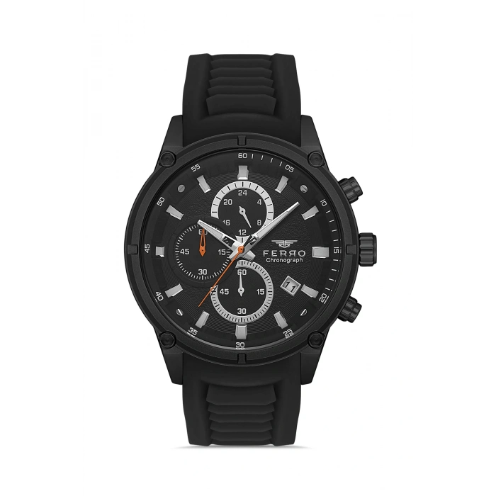 FM31363D Silikon Kordonlu Erkek Kol Saati