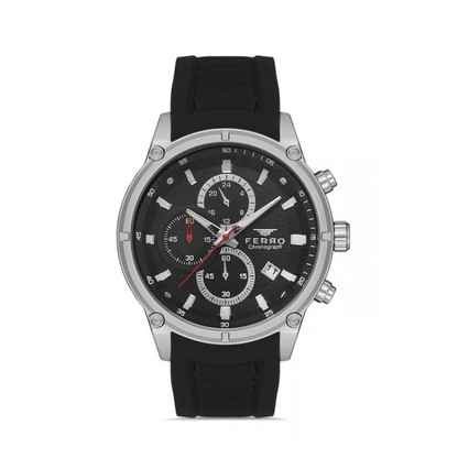 FM31363D Silikon Kordonlu Erkek Kol Saati