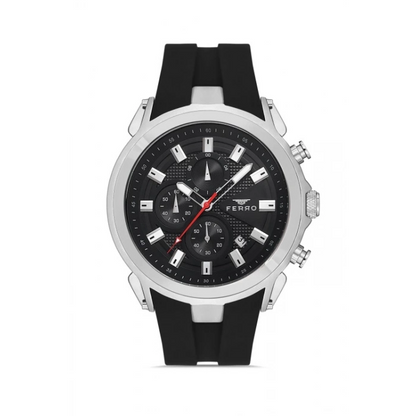 FM31402D Silikon Kordonlu Erkek Kol Saati