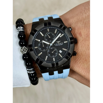 FM11378D Çelik Kordonlu Erkek Kol Saati