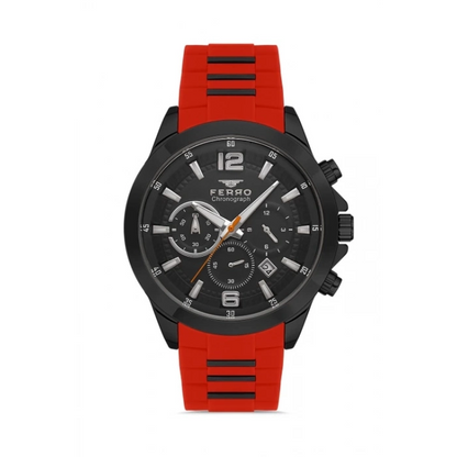 FM31362D Silikon Kordonlu Erkek Kol Saati