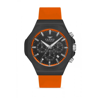 FM31348D Silikon Kordonlu Erkek Kol Saati