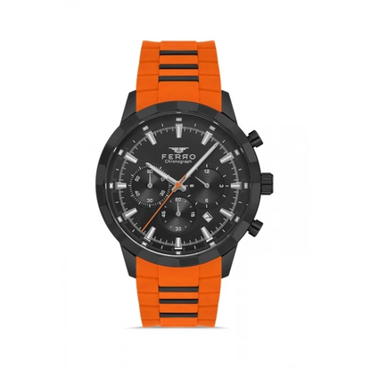 FM31360D Silikon Kordonlu Erkek Kol Saati