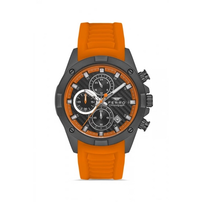 FM31361D Silikon Kordonlu Erkek Kol Saati