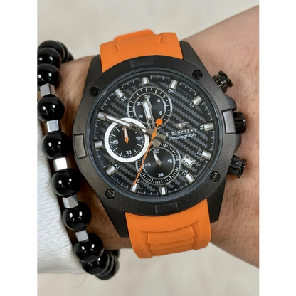 FM31361D Silikon Kordonlu Erkek Kol Saati