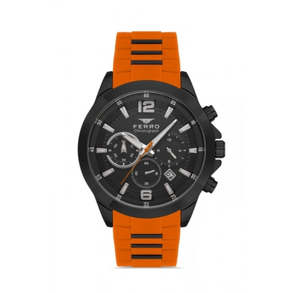 FM31362D Silikon Kordonlu Erkek Kol Saati