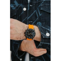 FM31363D Silikon Kordonlu Erkek Kol Saati