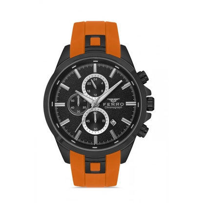 FM31380D Silikon Kordonlu Erkek Kol Saati