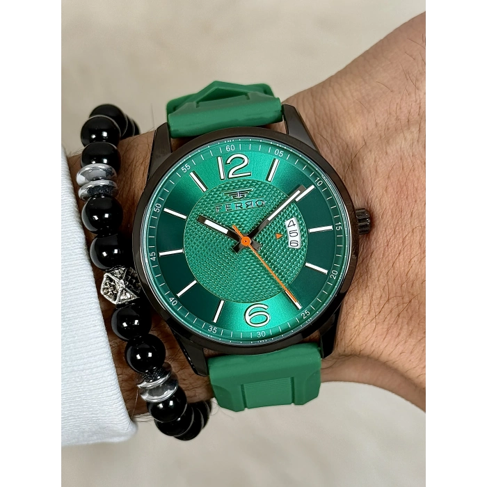 F11316D Silikon Kordonlu Erkek Kol Saati