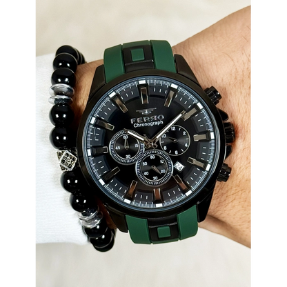 FM11379DWT Silikon Kordonlu Erkek Kol Saati